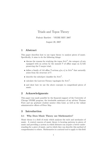 Triads And Topos Theory - University Of Chicago