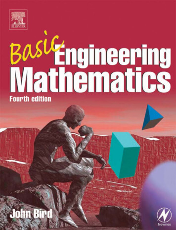 Basic Engineering Mathematics - Lagout 