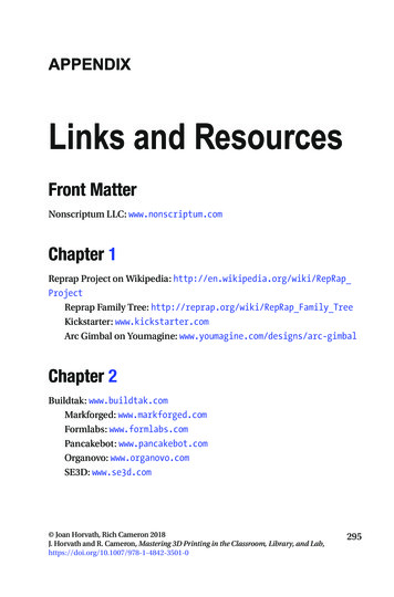 Links And Resources