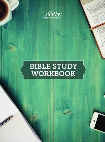 BIBLE STUDY WORKBOOK - Scene7
