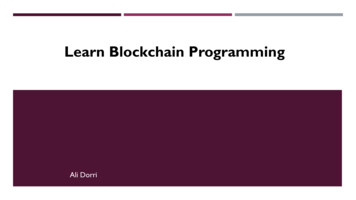 Learn Blockchain Programming - GitHub Pages