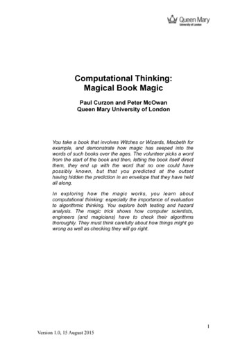Computational Thinking: Magical Book Magic