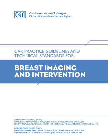 BREAST IMAGING AND INTERVENTION - CAR