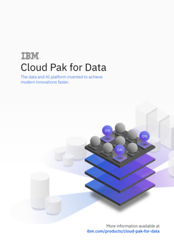 Cloud Pak For Data - Open Hybrid Cloud