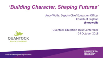 ‘Building Character, Shaping Futures’