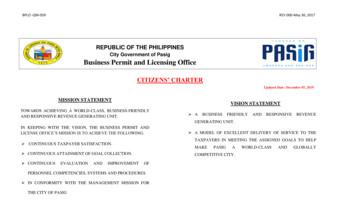 City Government Of Pasig Business Permit And Licensing Office