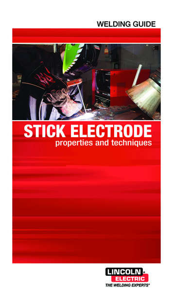 STICK ELECTRODE - Lincoln Electric