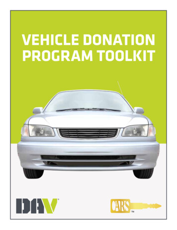 Car Donation Toolkit - DAV CALIFORNIA