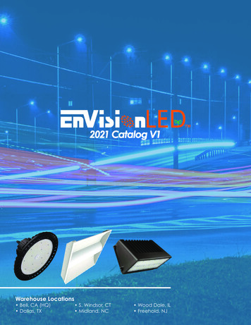 2021 Catalog V1 - Envision LED Lighting