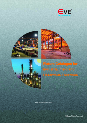 Fixture Catalogue For Industrial Field And Hazardous Locations