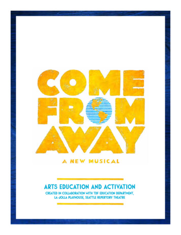 Arts Education And Activation - Come From Away