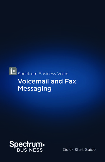Spectrum Business Voice Voicemail And Fax Messaging