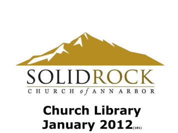 Church Library January 2012