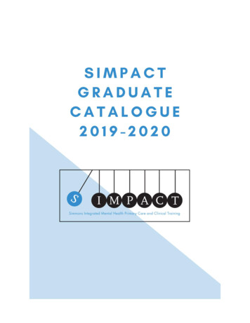 Class Of 2020 SIMPACT Scholars - Ma