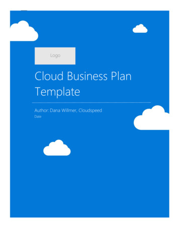 Cloud SureStep Business Plan Template - Arrow