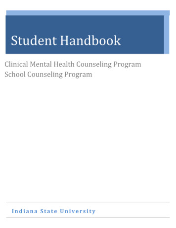 Clinical Mental Health Counseling Program School Counseling Program
