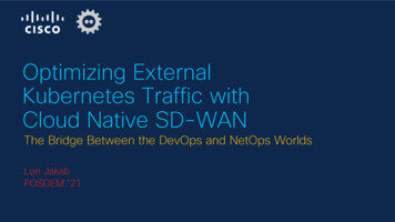 Optimizing External Kubernetes Traffic With Cloud Native SD-WAN - FOSDEM