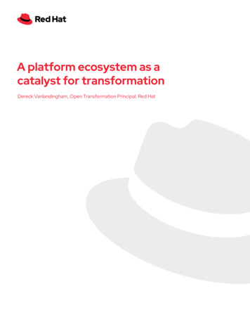 A Platform Ecosystem As A Catalyst For Transformation
