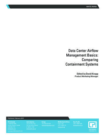 Data Center Airflow Management Basics: Comparing .