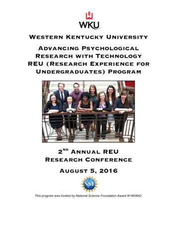 Conference Program - WKU - Western Kentucky University