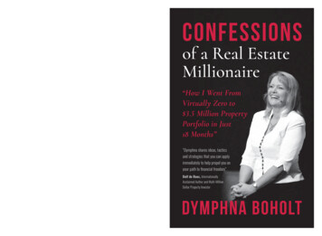 Confessions Of A Real Estate Millionaire Edition 5