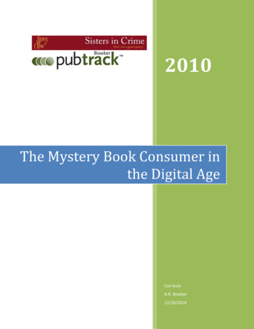 The Mystery Book Consumer In The Digital Age