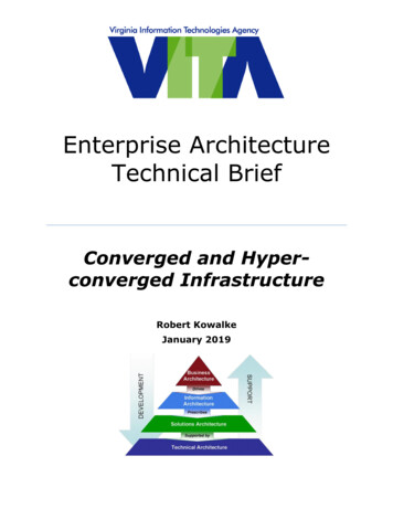 Enterprise Architecture Technical Brief - Vita.virginia.gov