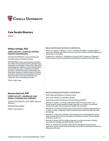 Core Faculty Directory - Capella University