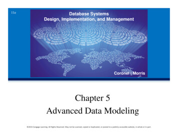 Chapter 5 Advanced Data Modeling
