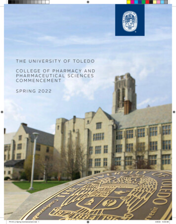 The University Of Toledo College Of Pharmacy And Pharmaceutical .
