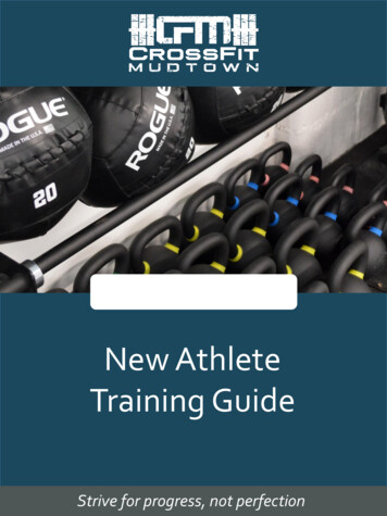 New Athlete Training Guide - CrossFit Mudtown