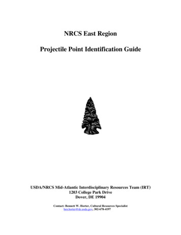 NRCS East Region Projectile Point Identification Guide