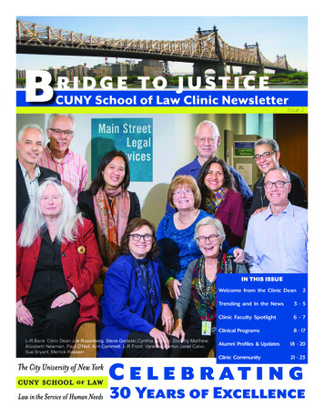 CUNY School Of Law Clinic Newsletter