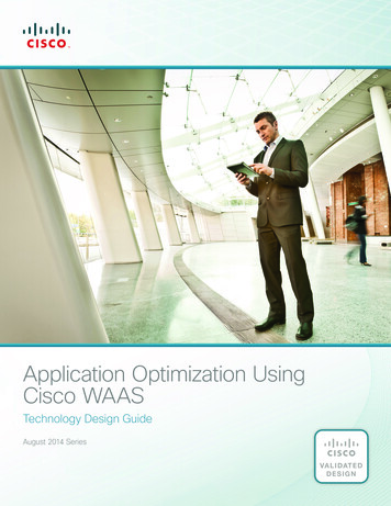 Application Optimization Using Cisco WAAS