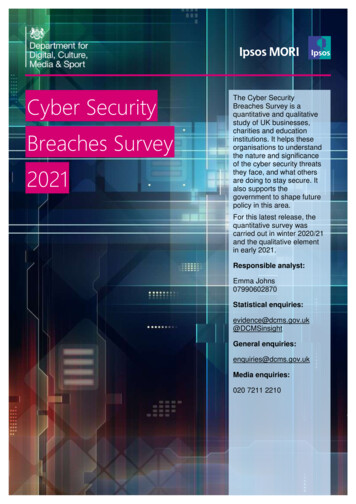 Cyber Security The Cyber Security - GOV.UK