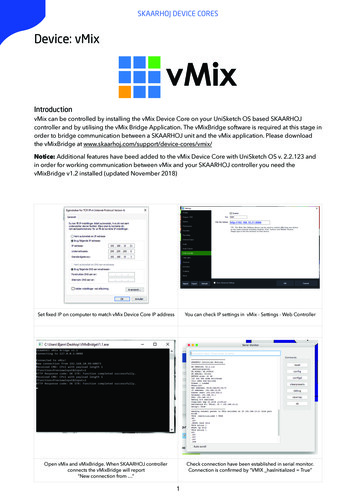 Device: VMix - GitHub