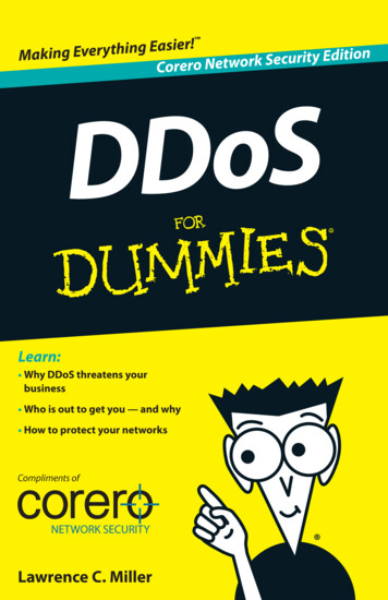 DDoS For Dummies, Corero Network Security Edition