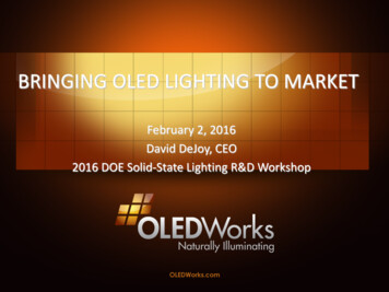 Bringing OLED Lighting To Market - Energy