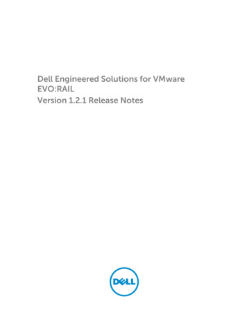 Dell Engineered Solutions For VMware EVO:RAIL Version 1.2.1 Release Notes