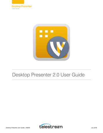 Desktop Presenter User Guide - Telestream