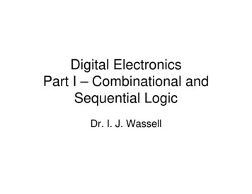 Digital Electronics Part I – Combinational And Sequential .