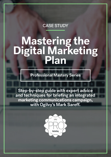 CASE STUDY Mastering The Digital Marketing Plan