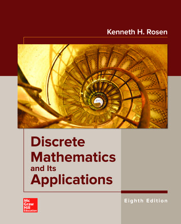 Discrete Mathematics And Its Applications, Eighth Edition