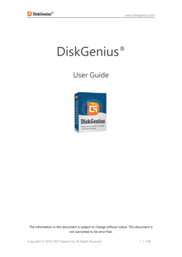 User Guide - DiskGenius