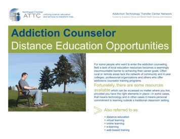 Addiction Counselor - Attchub 