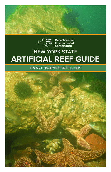 NYSDEC Artificial Reef Guide - New York State Department .