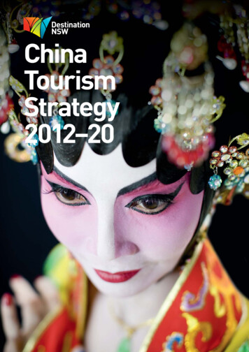 China Tourism Strategy 2012–20 - Destination NSW