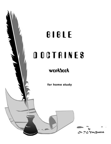 Bible Doctrines Workbook