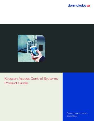 Keyscan Access Control Systems Product Guide