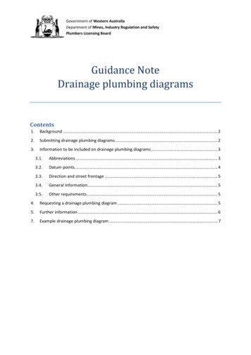 Guidance Note Drainage Plumbing Diagrams - Department Of Commerce